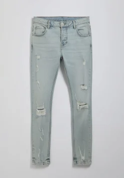 Jeans skinny fit con strappi