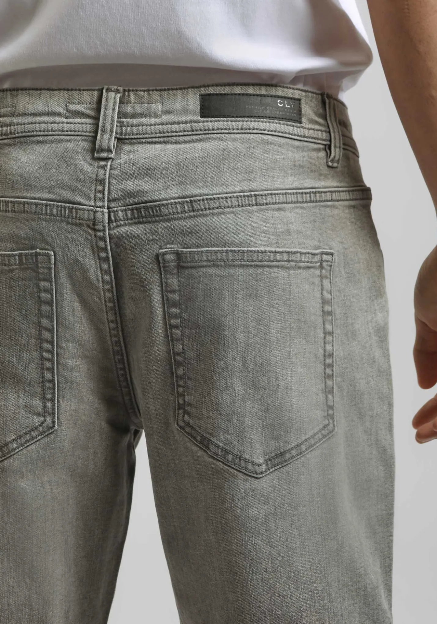 Jeans slim fit grigio