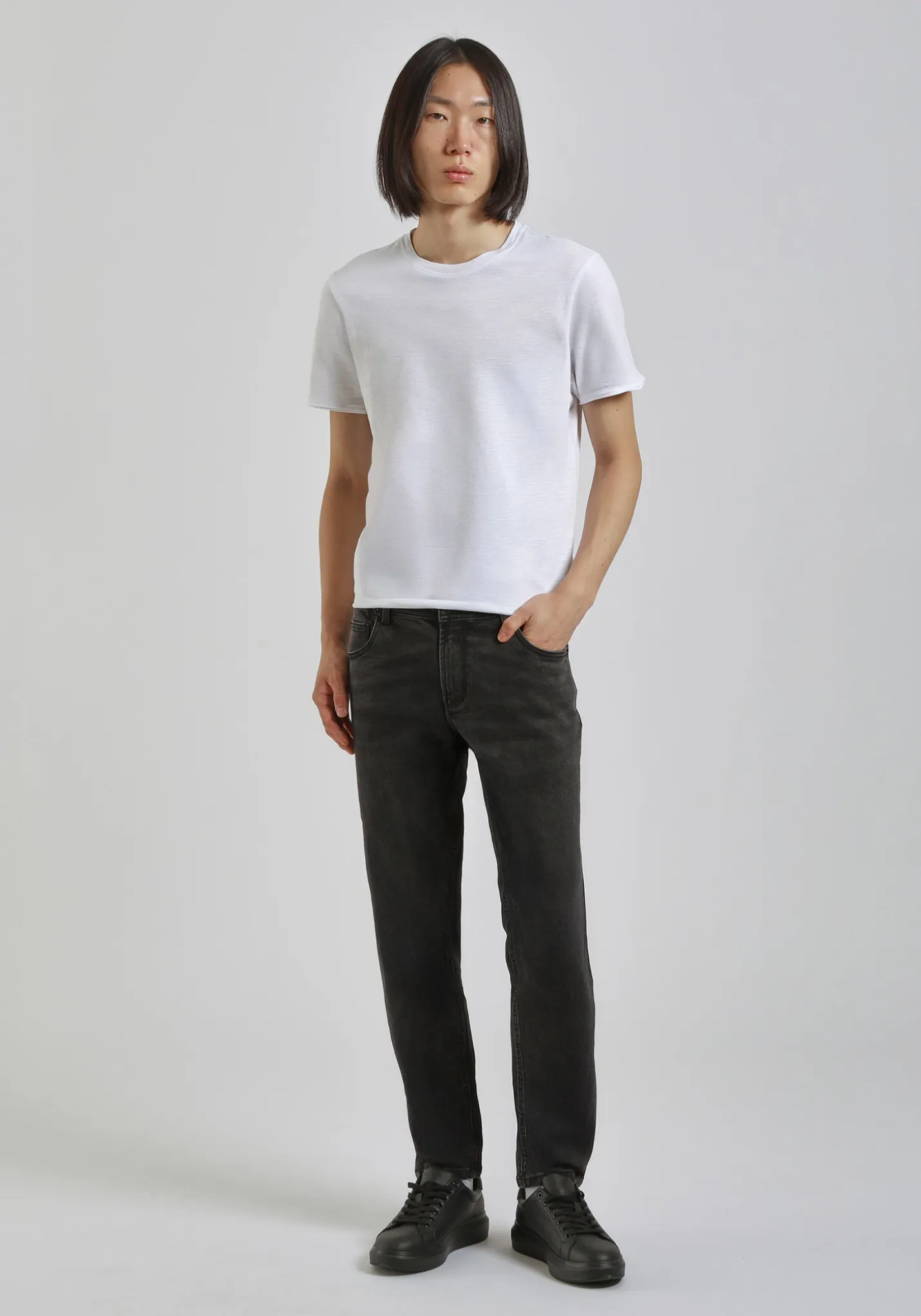 Jeans slim fit nero