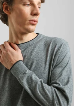 Maglia girocollo doppio collo
