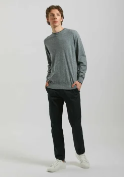 Maglia girocollo doppio collo