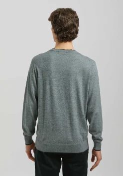 Maglia girocollo doppio collo