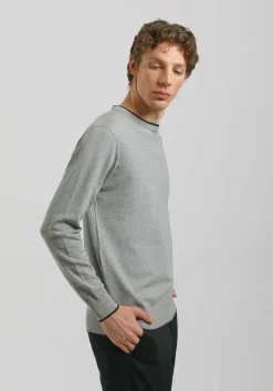 Maglia girocollo doppio collo