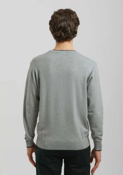 Maglia girocollo doppio collo