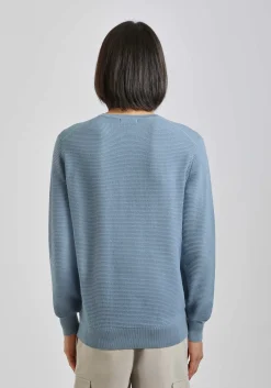 Maglia girocollo in cotone