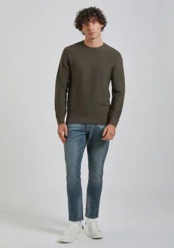 Maglia girocollo strutturato