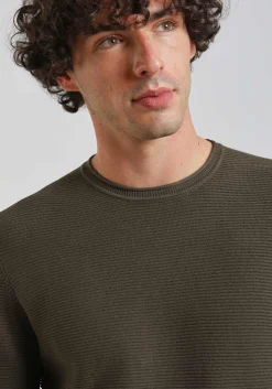 Maglia girocollo strutturato