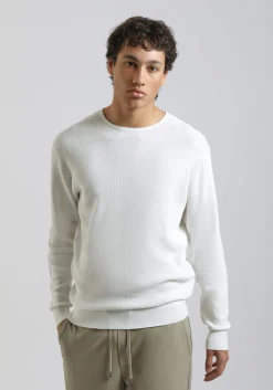 Maglia girocollo strutturato