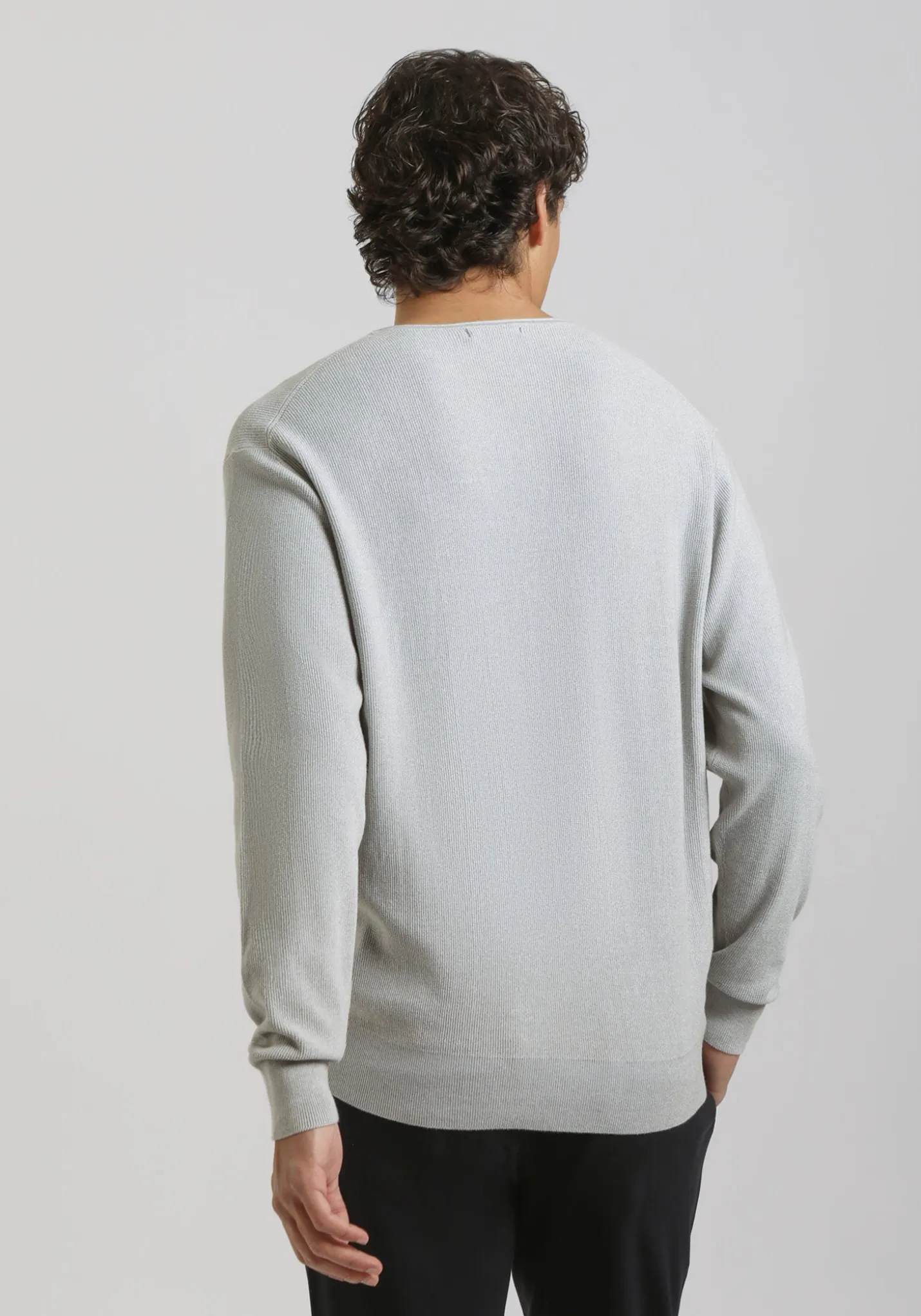 Maglia girocollo strutturato