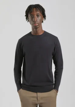Maglia girocollo tinta unita
