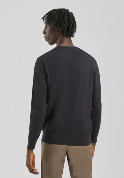 Maglia girocollo tinta unita