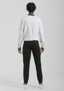 Pantaloni cargo con elastici alle caviglie