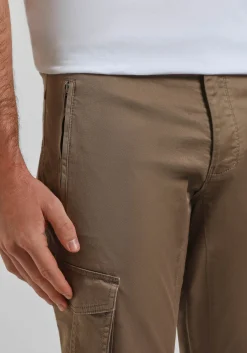 Pantaloni cargo in cotone