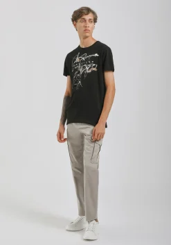 Pantaloni cargo in cotone