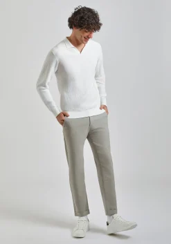 Pantaloni chino con fantasia