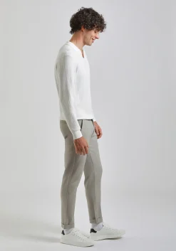 Pantaloni chino con fantasia