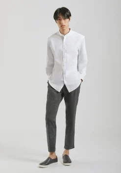 Pantaloni chino con fantasia a quadri