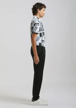 Pantaloni chino in cotone