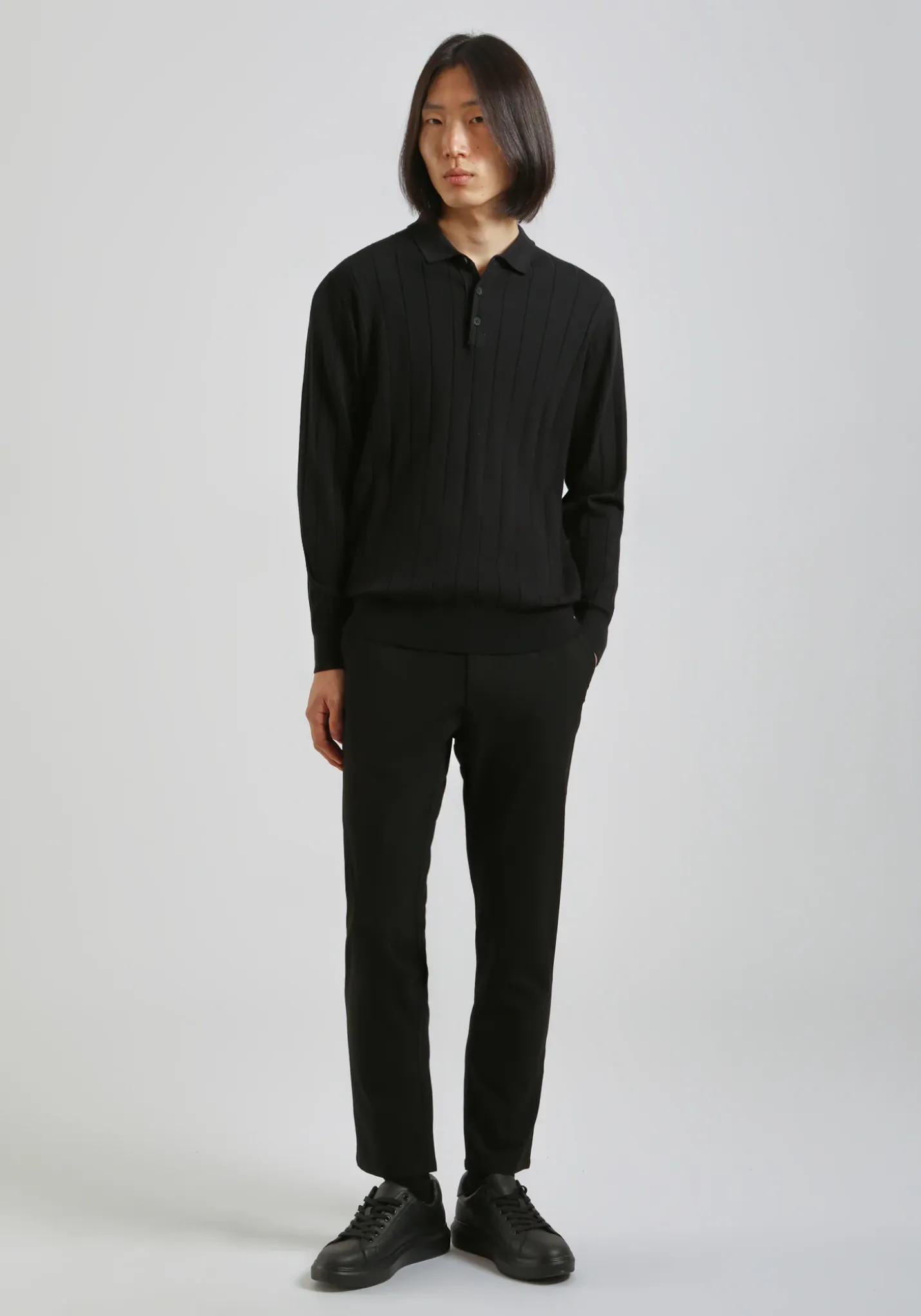 Pantaloni chino misto viscosa