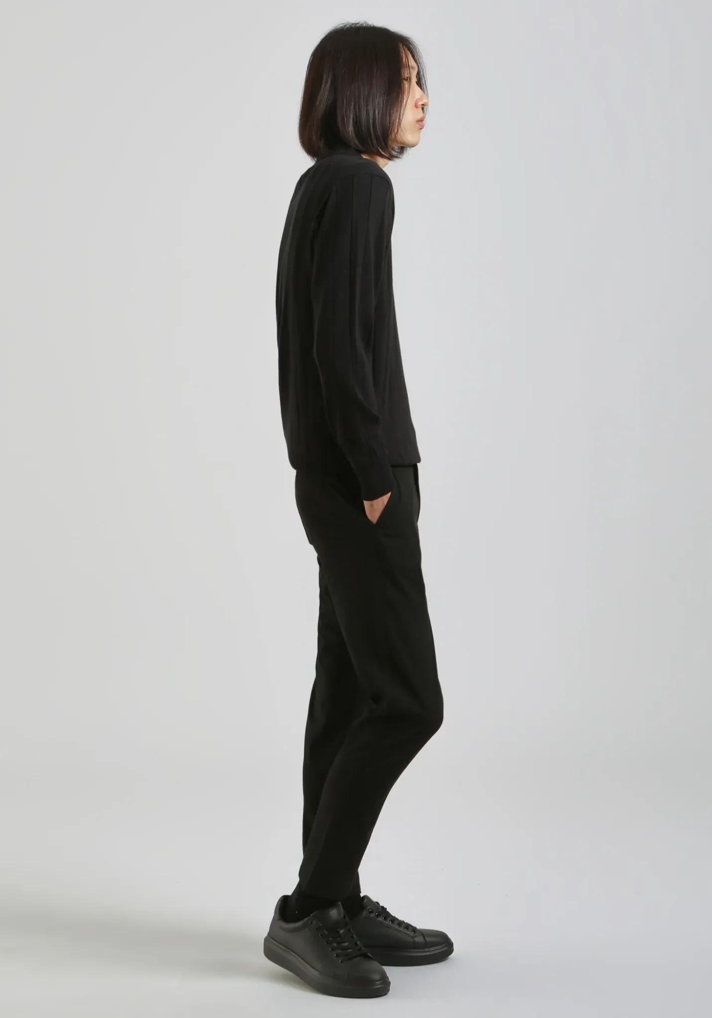 Pantaloni chino misto viscosa
