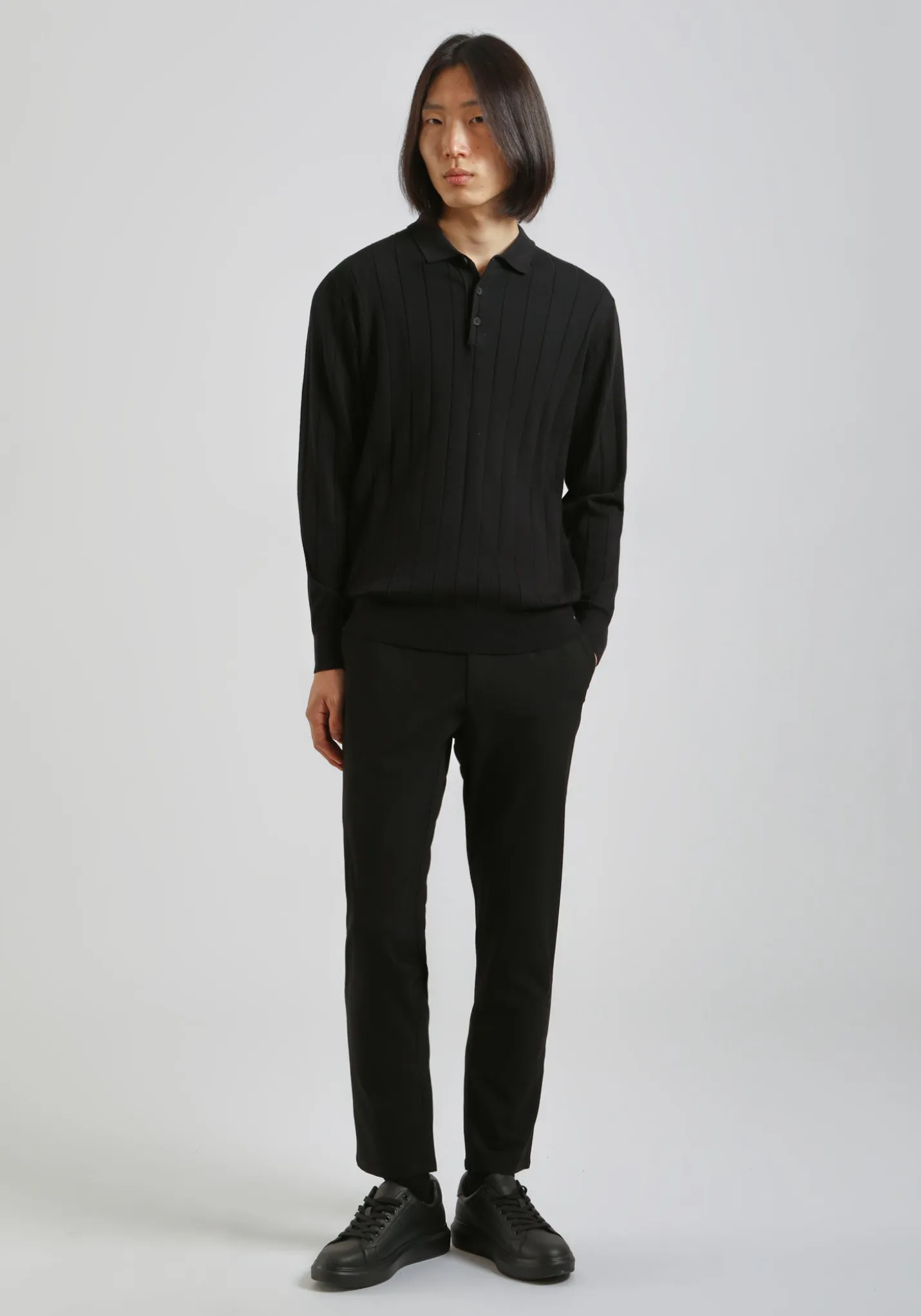 Pantaloni chino misto viscosa