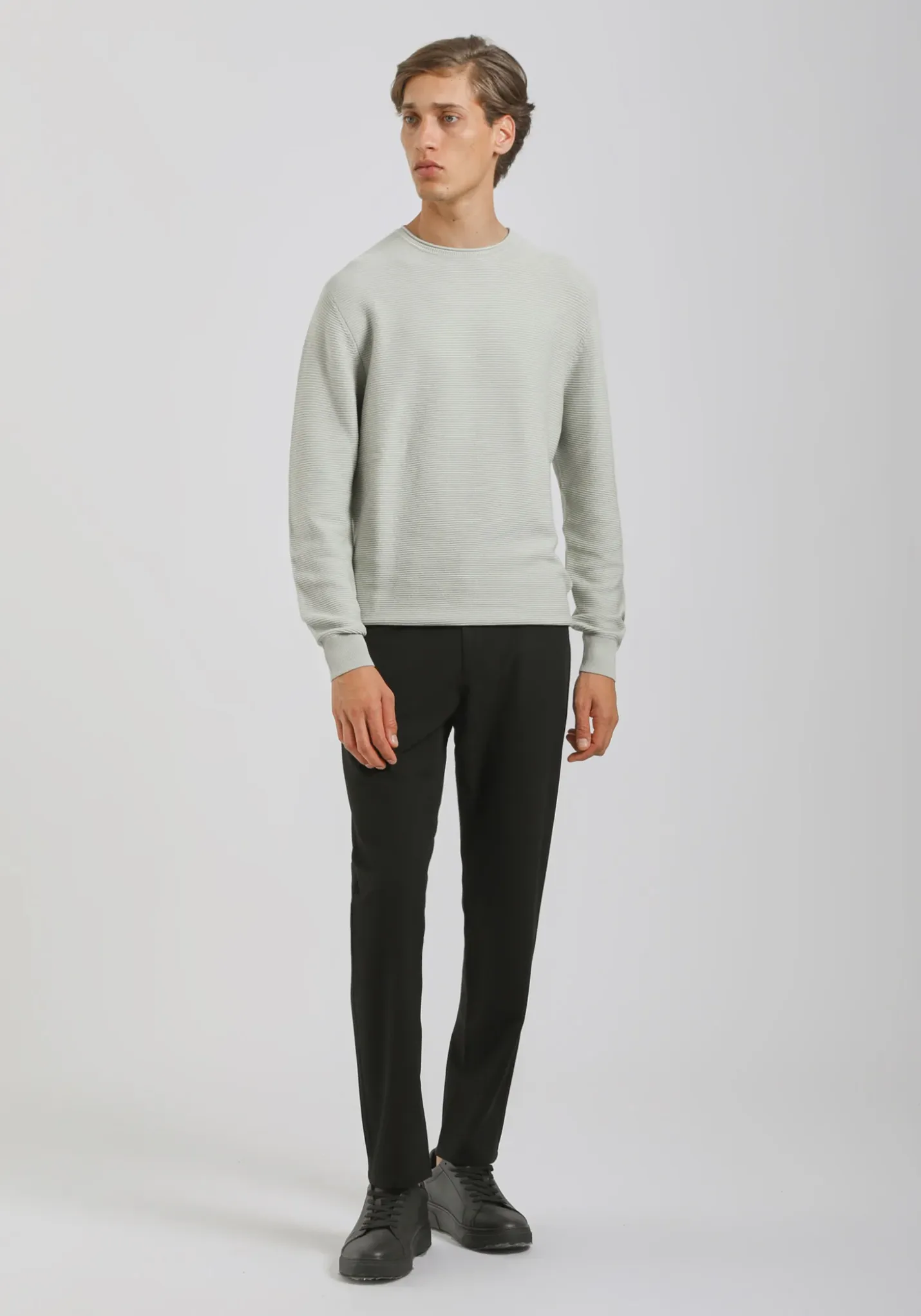 Pantaloni chino misto viscosa