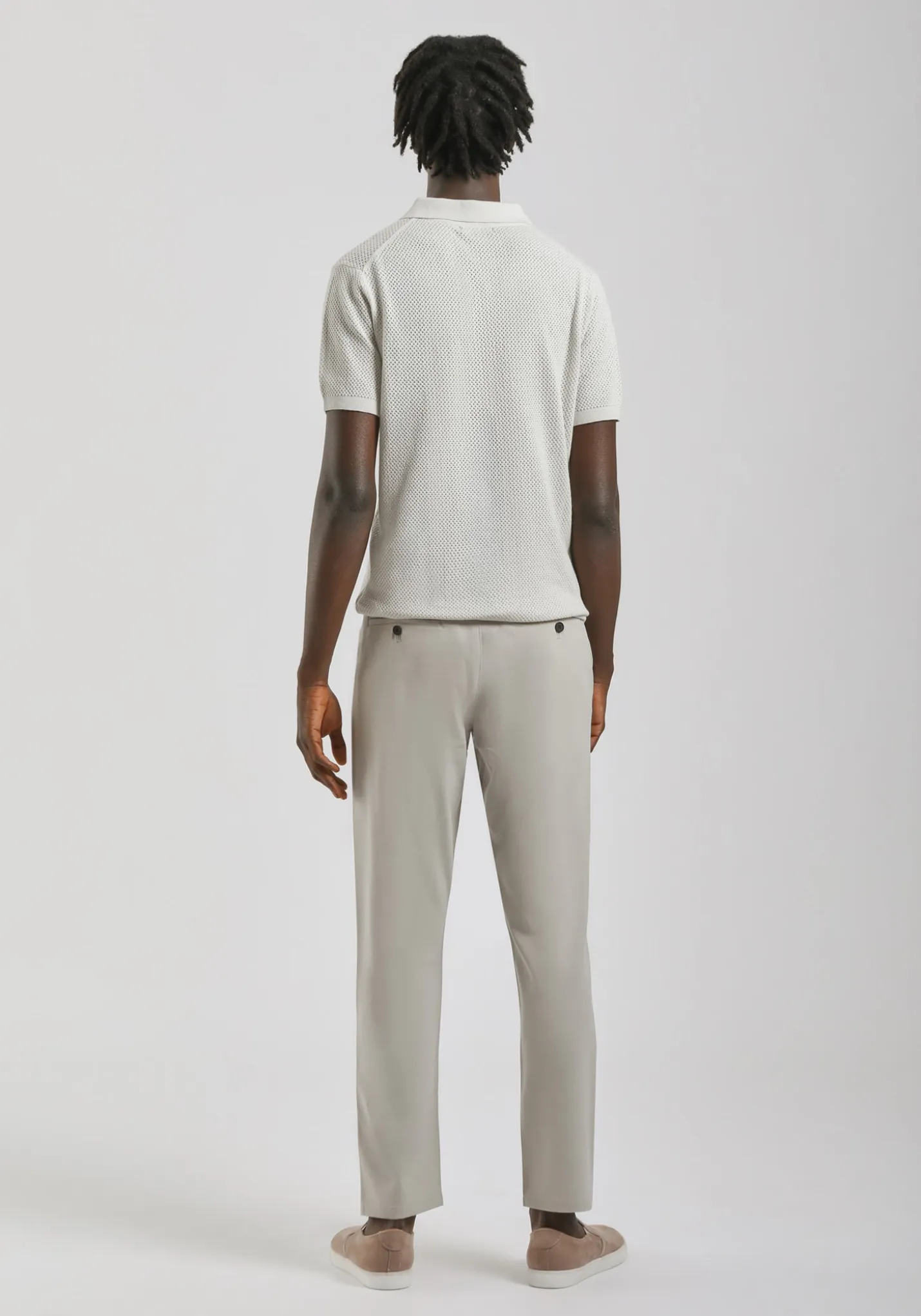 Pantaloni chino misto viscosa