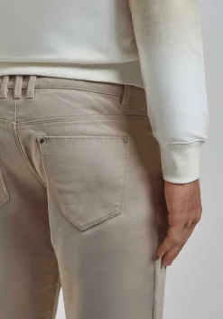 Pantaloni cinque tasche in cotone