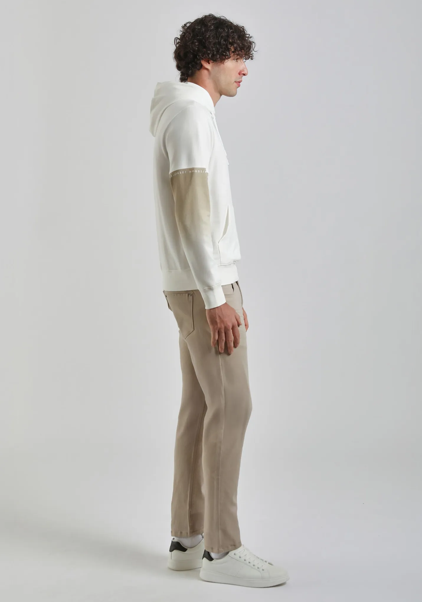 Pantaloni cinque tasche in cotone