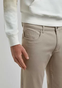 Pantaloni cinque tasche in cotone