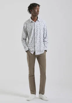 Pantaloni cinque tasche in cotone