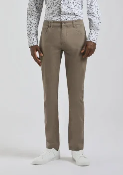 Pantaloni cinque tasche in cotone