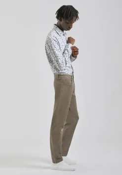 Pantaloni cinque tasche in cotone