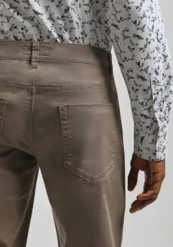 Pantaloni cinque tasche in cotone