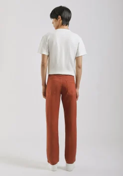 Pantaloni cinque tasche in cotone