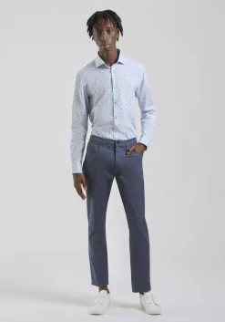 Pantaloni cinque tasche in cotone