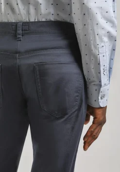 Pantaloni cinque tasche in cotone
