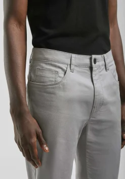 Pantaloni cinque tasche in cotone