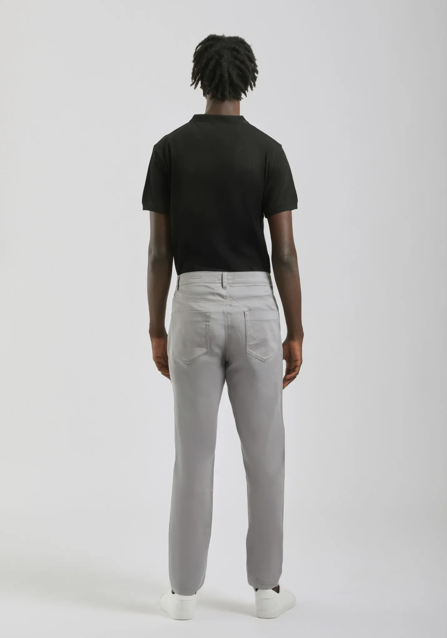 Pantaloni cinque tasche in cotone