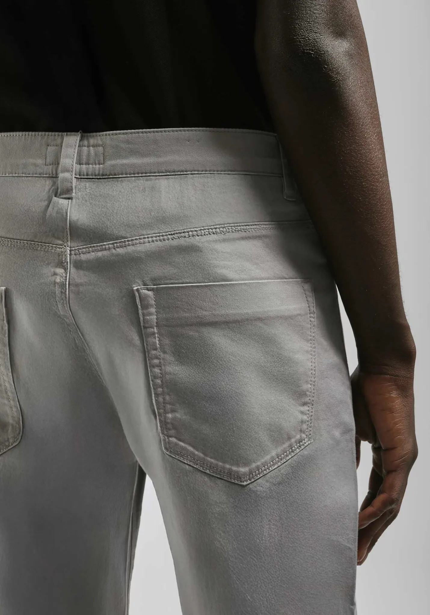 Pantaloni cinque tasche in cotone