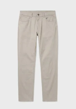 Pantaloni cinque tasche in cotone
