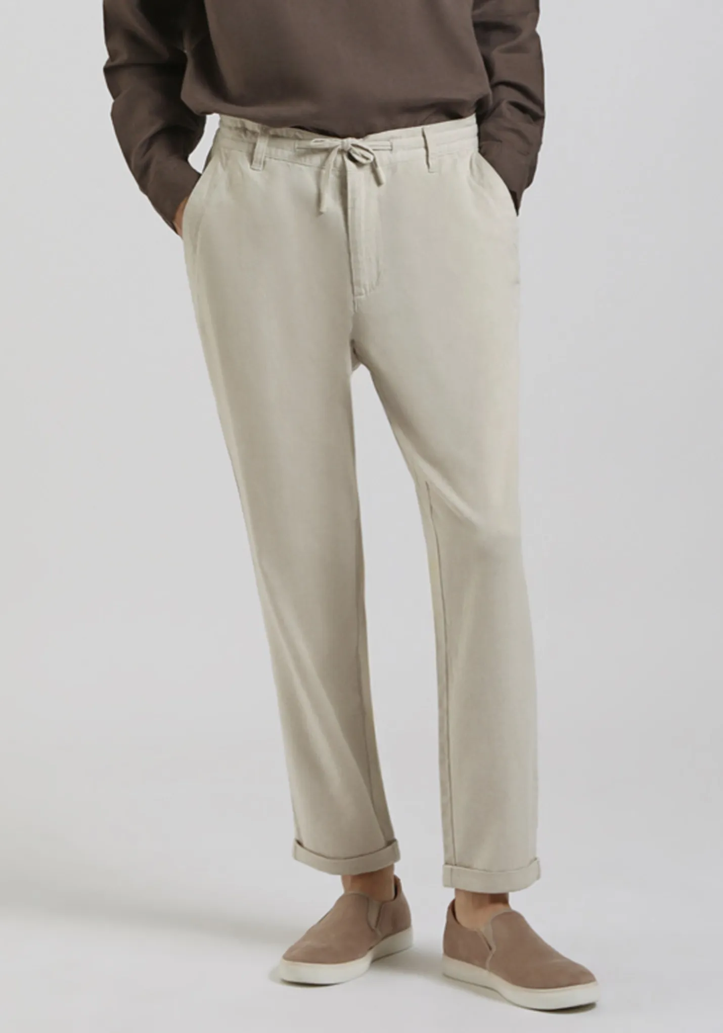 Pantaloni misto lino