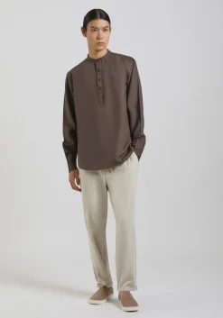 Pantaloni misto lino