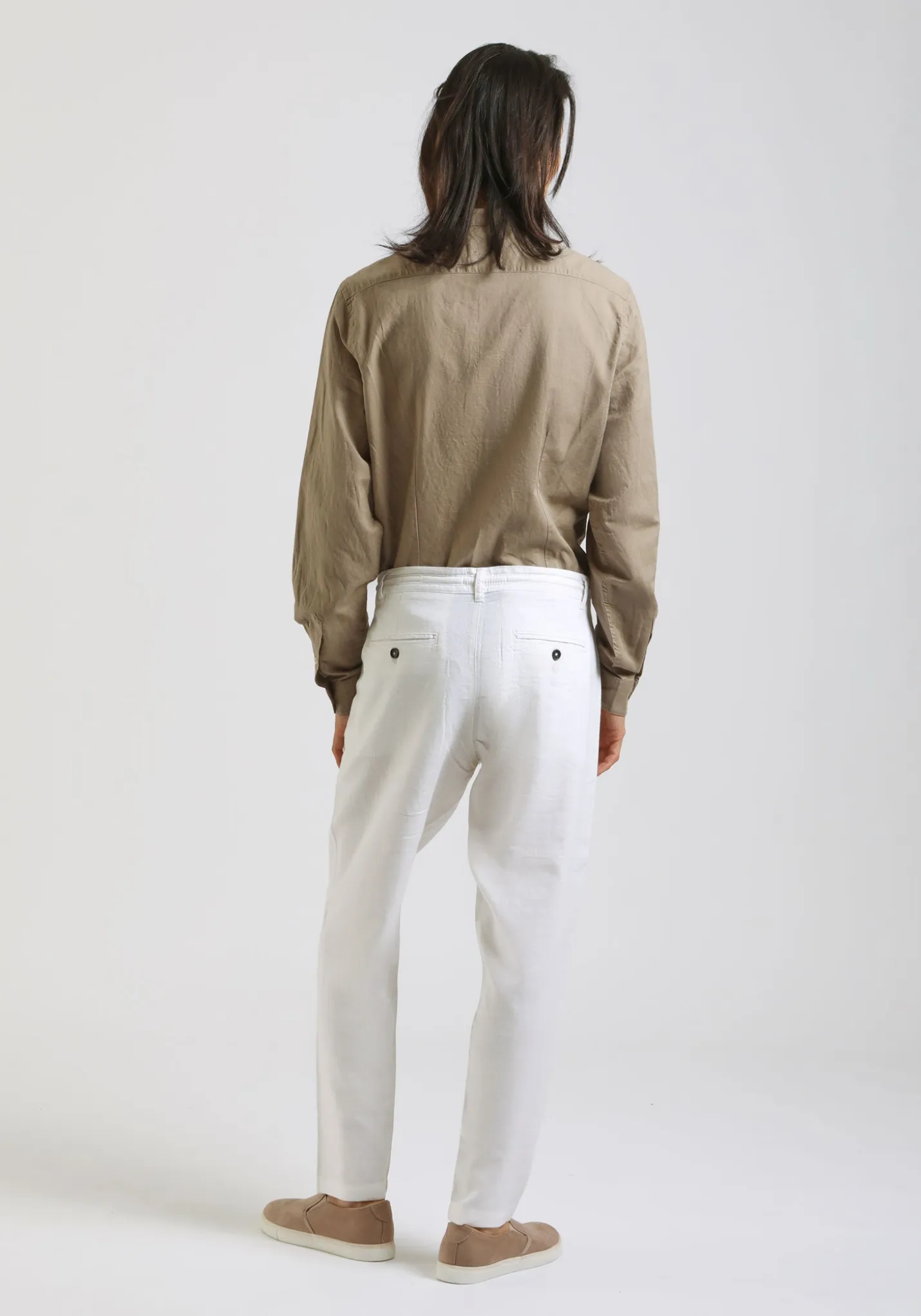 Pantaloni misto lino