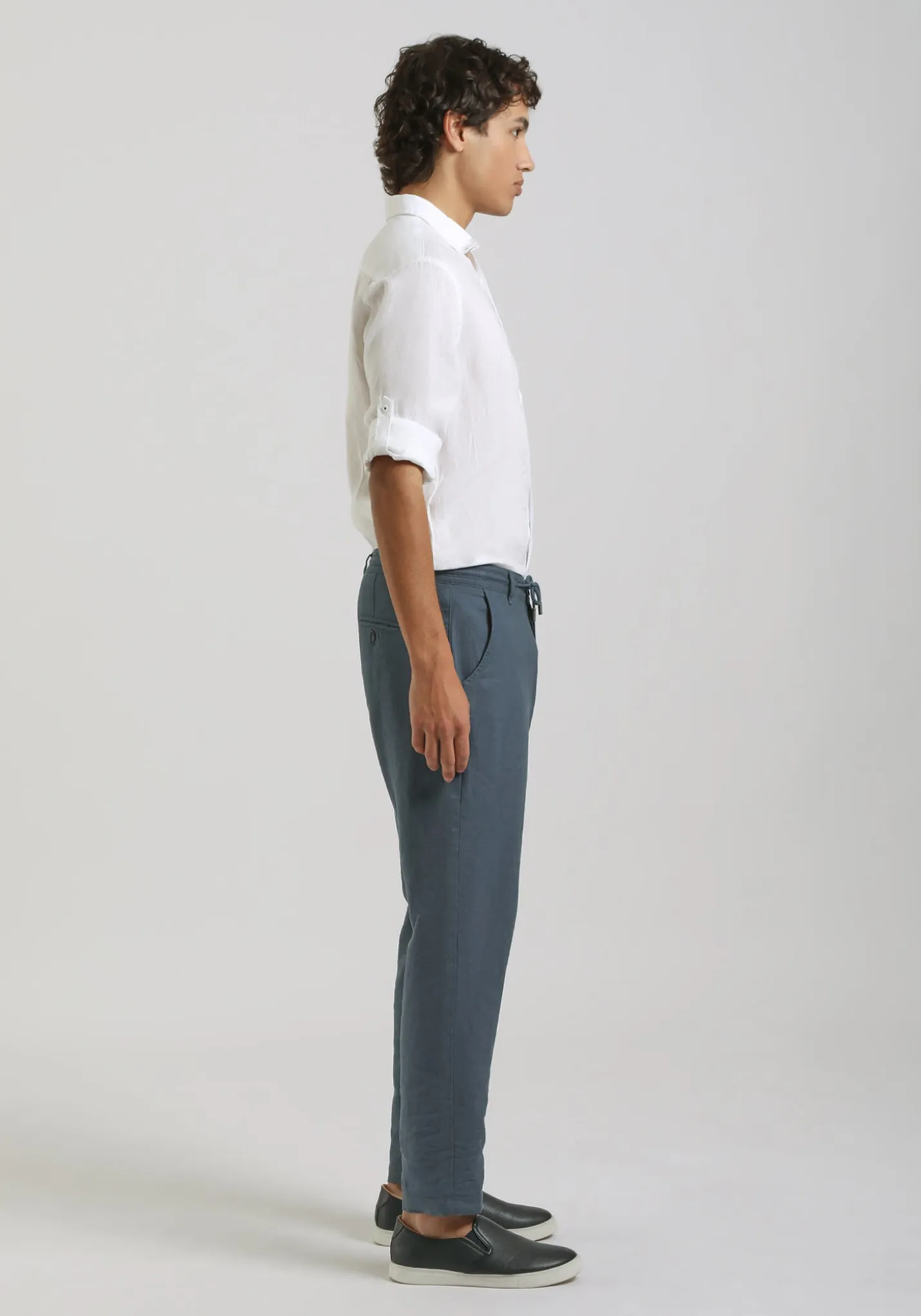 Pantaloni misto lino