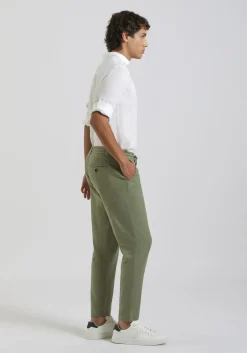 Pantaloni misto lino