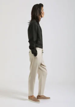 Pantaloni misto lino