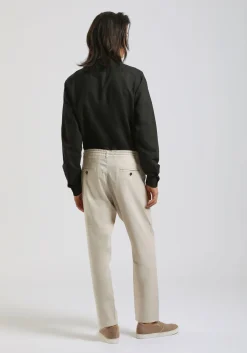 Pantaloni misto lino