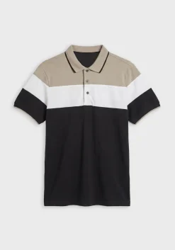 Polo colorblock