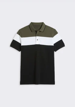 Polo colorblock